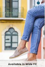 Tan Perforated Lace-Up