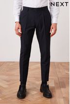 Navy Slim Fit Suit: Trousers