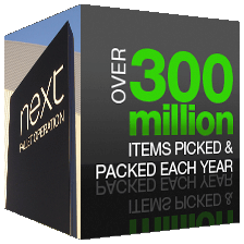 Image of the Warehouse: Over 300 million items picked and packed each year.