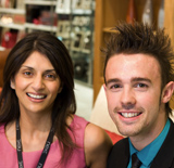 Picture of retail stores staff. 
