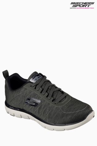 skechers flex sole 2.0 mujer olive