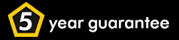 5 Years Guarantee